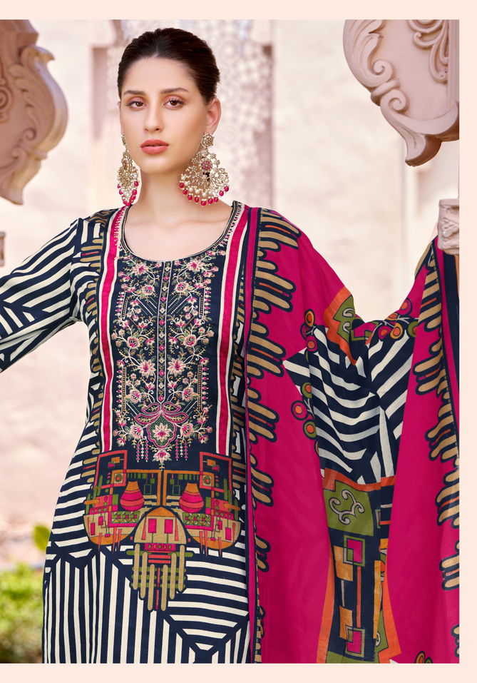 Habiba 4 By Alok Suit Jam Pure Cotton Pakistani Dress Material Wholesale Shop In Surat